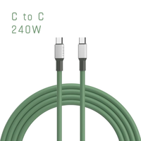 TEGIC 特极客 快充PD数据线磁吸亲肤硅胶 适配苹果iPhone16/15/14Pro max 双C口type-c转lightning充电线60W