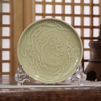 观复博物馆 GUANFU 观复 秘色越窑龙纹盘 瓷茶杯 200mL以下 秘色越窑龙纹