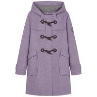 Teenie Weenie【赵露思同款初代千金牛角扣】小熊女秋冬绵羊毛大衣 紫色 M