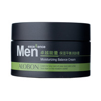 雅邦 ALOBON 男士保湿均衡润肤霜50g补水滋润改善皮肤干燥面霜擦脸
