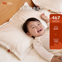 LAZY GOOSE 懒鹅100%蚕丝枕婴儿枕头0-1-3-6岁以上新生儿儿童枕芯宝宝真丝枕