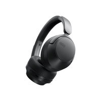 QCY H3S 头戴式-56dB主动降噪7麦蓝牙耳机无线有线游戏低延迟超长续航 黑色