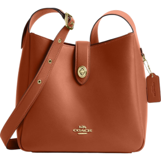 COACH 奥莱女士HADLEY多功能斜挎包 IM/棕黄色