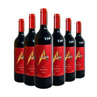 澳赛诗红A系列澳洲原瓶干红葡萄酒 红A西拉子(庆典版) 750mL 6瓶