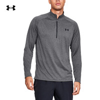 安德玛Tech男子1/2拉链宽松训练运动长袖T恤1328495 M