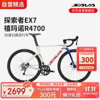 SAVA 萨瓦 超轻桶轴公路车碳纤维前叉EX7-R4700自行车 MK-I M MK-I 20速