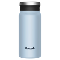 孔雀（Peacock）保温杯 迷你咖啡杯日常出街便携随身不锈钢水杯茶杯【中秋】 雾霾蓝 250ml 