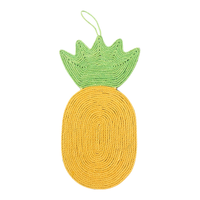 嗨翻鸭 剑麻猫抓板不掉屑贴墙耐磨超大猫抓垫圆形麻绳猫咪磨爪器猫玩具 牛油果