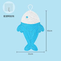 嗨翻鸭 剑麻猫抓板不掉屑贴墙耐磨超大猫抓垫圆形麻绳猫咪磨爪器猫玩具 鲸鱼