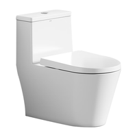 箭牌 T95马桶双漩大冲力虹吸防堵缓降连体坐便器 AEB12648M 305坑距