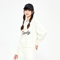 美特斯邦威卫衣男女百搭卫衣宽松百搭潮流针织套头衫Q O款-清新白 XL