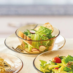 CORNINGWARE 康宁锅 康宁餐具 10头耐热玻璃餐具套装 玻璃碗盘子碗碟套装 百丽餐具