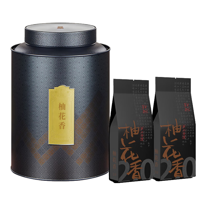 第王2025年潮州单丛柚花香特级乌岽单丛单枞独立包装盒装 2.0柚花香独立小泡装 175g