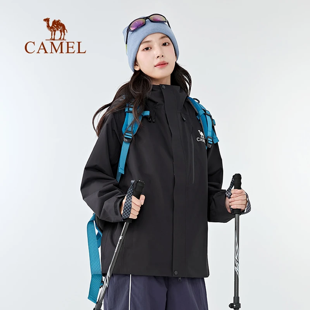 今日必买：骆驼 冲锋衣防水防风三合一2025秋冬新款男女外套登山服