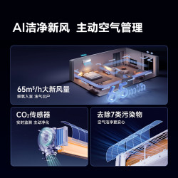 海信 KFR-35G/X5E1-1 新风空调 大1.5匹 壁挂式空调