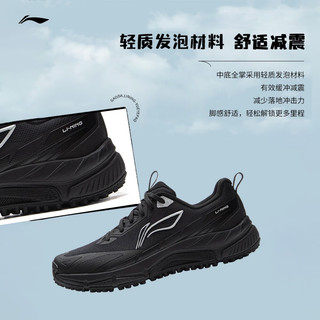 李宁 ARSV159 逐风系列 反光低帮 黑色 41码 跑鞋