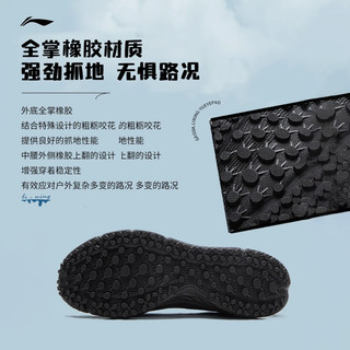 李宁 ARSV159 逐风系列 反光低帮 黑色 41码 跑鞋