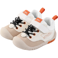 江博士学步鞋步前鞋冬季男女简约幼童宝宝鞋B13244W011米/杏22 22 脚长约12.7-13.3