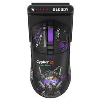 双飞燕（A4TECH）R72 Pro Duo 大手无线USB游戏鼠标 野蛮部落血手幽灵Type-C充电吃鸡CS轻量化3395电竞鼠标 机械狗 机械狗-米白