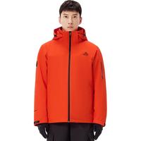 伯希和（Pelliot）【追风】三合一户外冲锋衣男女款防风防暴雨徒步登山服外套 【男款】橙红色 /可拆卸内胆 S