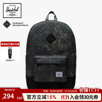Herschel Supply 和行 Eco系列 男女双肩包 网格丛林地图印花 10063277079745