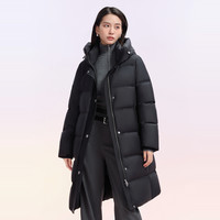 波司登 撞色中长款羽绒服