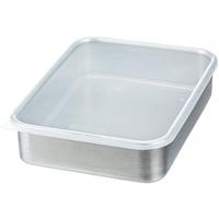 霜山SHIMOYAMA304不锈钢保鲜盒冰箱收纳盒冷藏冷冻食物储物盒分装盒速冻盒 【适合存放鱼类】浅型L-1700ml