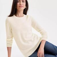 Women's Long-Sleeve 100% Cashmere Crewneck Sweater, PXS-3X, Macy's Exclusive