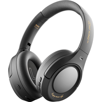 iKF King Pro3.0【双金标LDAC高解析】头戴式蓝牙耳机主动降噪无线有线三角洲行动电竞游戏雅典黑 【升级3.0】雅典黑-LDAC+双金标