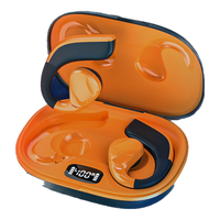 艾米尼（AMINY）音乐游戏蓝牙耳机 升级空气传导带数显无线挂耳式不入耳 适用于苹果/华为/小米