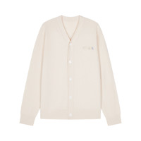 速写男装春秋休闲珠绣开衫针织毛衫复古时尚设计感潮流简约 687淡粉 XL