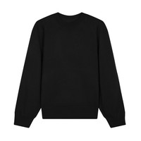 速写男装秋冬休闲宽松毛衫羊毛打底简约圆领套头长袖上衣 001本黑 XS