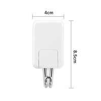 LEC 日本LEC磁吸挂钩承重家用厨房卫生间冰箱铁柜免打孔挂钩2KG4KG