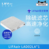 丽风 芬兰LIFAair LAD02LA车载空气净化器复合滤网适用LAC90、LAC100