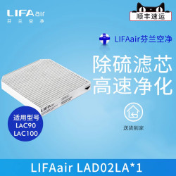 丽风 芬兰LIFAair LAD02LA车载空气净化器复合滤网适用LAC90、LAC100