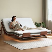 大件超省：8H Find S五电机撑腰智能悬浮电动床 深空灰 电动床架1.5m