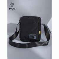 菲都狄都 Fido Dido 男士单肩斜挎包 休闲轻便牛津布运动背包