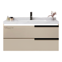 万和浴室柜组合陶瓷一体盆 洗手盆柜组合 卫生间洗脸盆柜组合洗漱台 60cm
