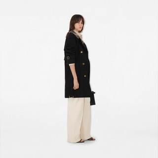 【秋冬】BURBERRY女装 卡斯尔福德中长款Trench风衣 81136261 黑色 81136261 4
