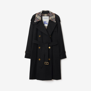 【秋冬】BURBERRY女装 卡斯尔福德中长款Trench风衣 81136261 黑色 81136261 4