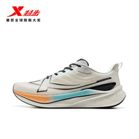 XTEP/特步 2000KM3.0 减震 跑鞋 白沙灰 黑 银色 41