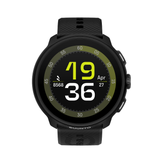 SUUNTO RUN 轻量马拉松运动腕表 跑步户外智能手表 硅胶幻影黑 硅胶表带款-幻影黑