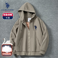 U.S. POLO ASSN. 爆款！90绒！男士连帽羽绒卫衣