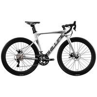 菲利普公路车自行车成人男款平把单车青少年女式轻便超轻变速赛车 F1【星空蓝】手变一体-14速 M码【165-175CM】