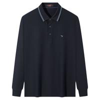 SEVEN 男士长袖polo衫秋商务休闲男装T恤上衣
