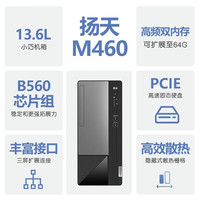 联想台式机电脑 扬天M460 酷睿i3-12100商用办公家用娱乐网课台式机电脑整机 单主机无显示器 标配i3-12100 8G 512G固态 集显