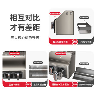 美厨物语厨房架置物架厨房调料置物架调料架台置式收纳盒调味品瓶收纳大全