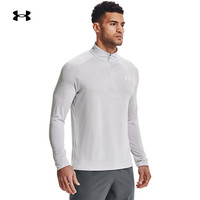 安德玛Tech男子1/2拉链宽松训练运动长袖T恤1328495 L