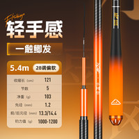 佳钓尼超轻小综合钓鱼竿鱼竿手竿鲫鱼竿超细超硬台钓竿轻便鲫鱼杆