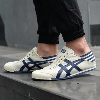 Onitsuka Tiger鬼冢虎男鞋女鞋 运动鞋舒适时尚耐磨低帮休闲鞋子潮 可踩踏-懒人鞋 39.5 (250mm)